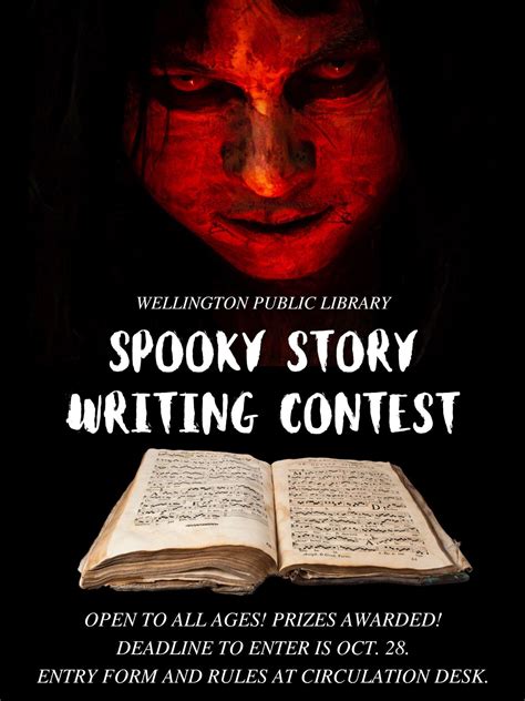Spooky Story Writing Contest Wellington Public Library