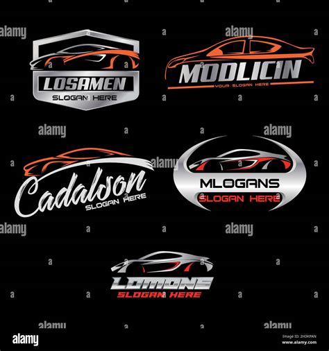 Modern Automotive Garage Car Racing Sport Logo Design Stock Vector Image Art Alamy