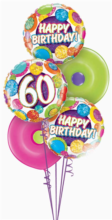 You can also order your 60th birthday balloons by phone, call us on 02476 590699. 60th Birthday Flowers and Balloons | BirthdayBuzz