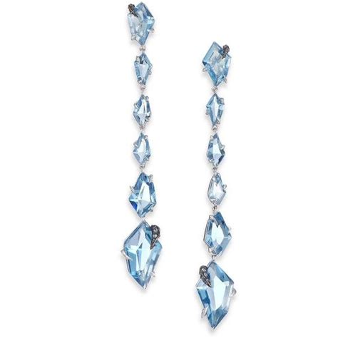 Claw Earrings Sapphire Earrings Jewelry Earrings Color Stones