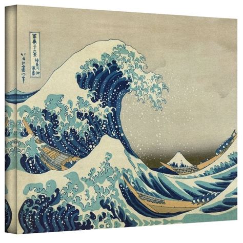 Katsushika Hokusai The Great Wave Of Kanagawa Gallery Wrapped Canvas