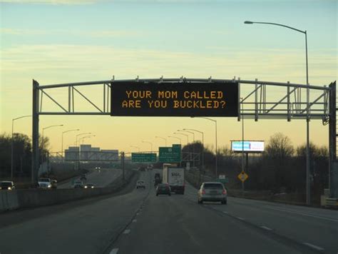 Drivers Chuckle At Funny Highway Message Signs