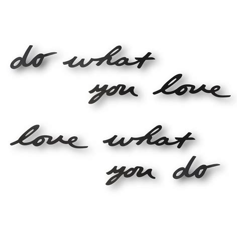 Buy Umbra Mantra Décor Phrase Do What You Love Set Of 8 Stamped