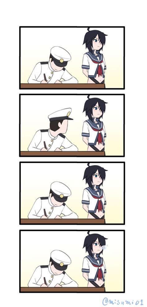 Admiral And Kako Kantai Collection Drawn By Misuminiku Kyu Danbooru