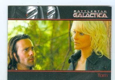 Tricia Helfer And James Callis Trading Card Battlestar Galactica Caprica Number Six And