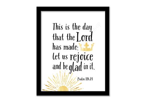 This Is The Day That The Lord Has Made Psalm 11824 Etsy