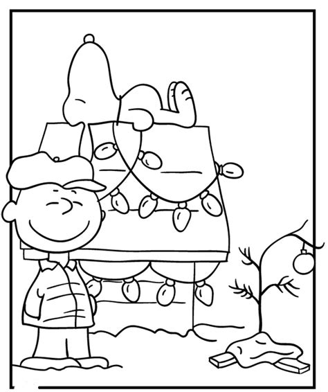 Charlie Brown Christmas Tree Coloring Pages Snoopy Coloring Pages Vrogue