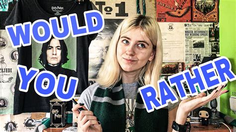 Harry Potter Would You Rather Youtube