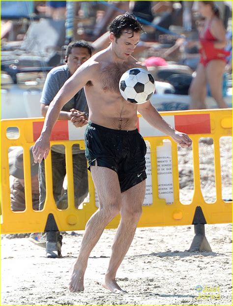 Sam Claflin Is The Hottest Shirtless Soccer Player Photo