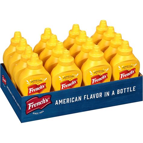 Frenchs Classic Yellow Mustard No Artificial Colors 14 Oz Pack Of