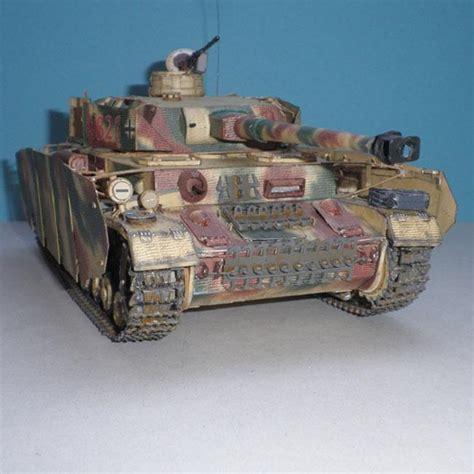2018 New 2014 Paper Models Tanks 125 Scale World War 2 German Pzkpfw