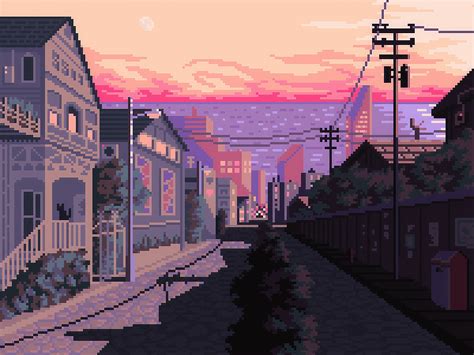 2560x1440 Late Afternoon Pixel Art 1440p Resolution Hd 4k Wallpapers