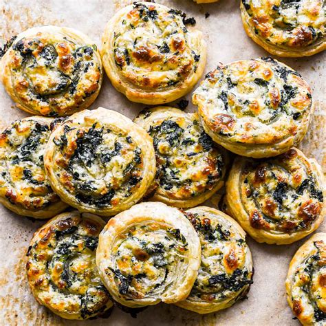 Spinach And Ricotta Puff Pastry Pinwheels Cozy Cravings