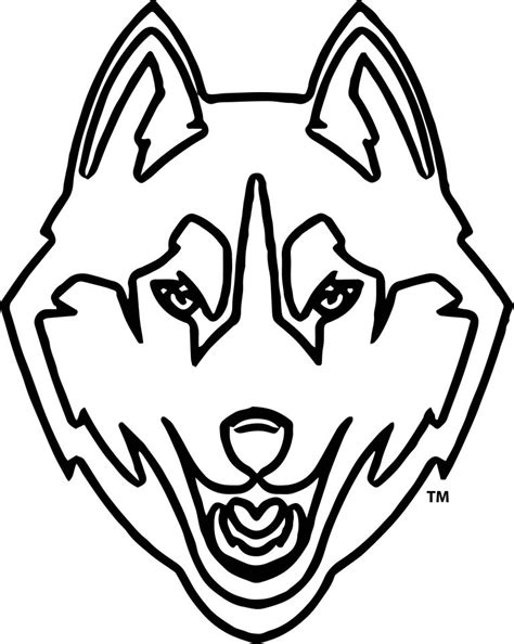 Husky 04 Coloring Page