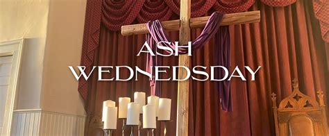Ash Wednesday 2023 Altar Banner South Elkhorn Christian Church