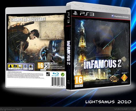 Infamous 2 Playstation 3 Box Art Cover By Lightsamus