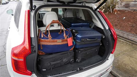 Volvo Xc Luggage Test How Much Fits Behind The Third Row Autoblog