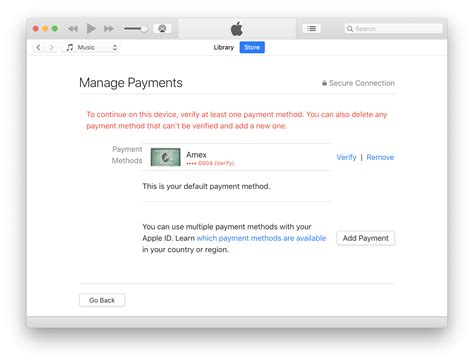 Delete your credit card from the itunes store. cant add credit card to apple account - Apple Community