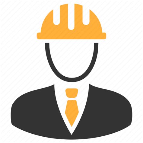 Builder Constructor Helmet Worker Icon