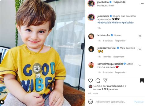 Filho De Jo O Baldasserini Explode O Fofur Metro Em Nova Foto