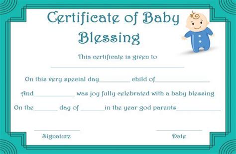 Free Printable Baby Blessing Certificate Templates Artofit