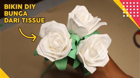 Cara Membuat Bunga Dari Selembar Tissue Wow How To Make Flower From