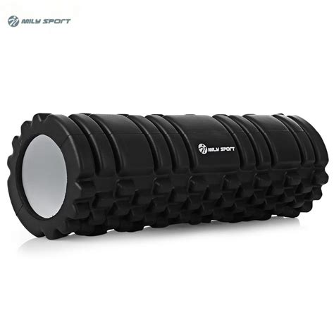 Milysport Eva Point Yoga Foam Roller For Fitness Home Gym Physiotherapy Massage Black