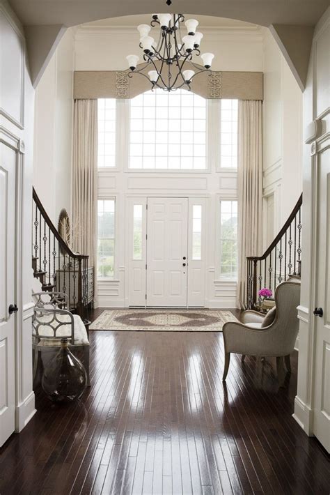 Two Story Foyer In 2020 Foyer Design Interior Windows Foyer Decorating