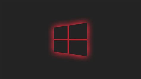 2048x1152 Resolution Windows 10 Logo Red Neon 2048x1152 Resolution