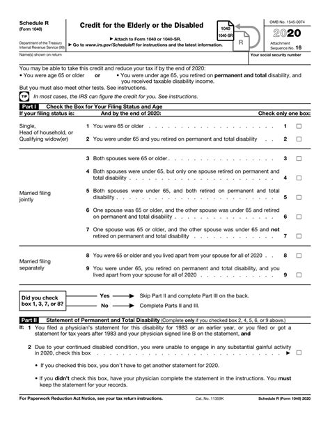 Irs Form 1040 Schedule R Download Fillable Pdf Or Fill Online Credit