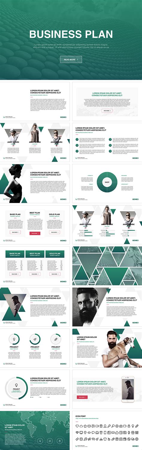 Business Plan Free Powerpoint Template Download Free