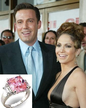Jennifer lopez has had five engagement rings in her life, but it was the one ben affleck gave her that cost the most. Ben Affleck famously gave Jennifer Lopez a 6.1-carat pink ...