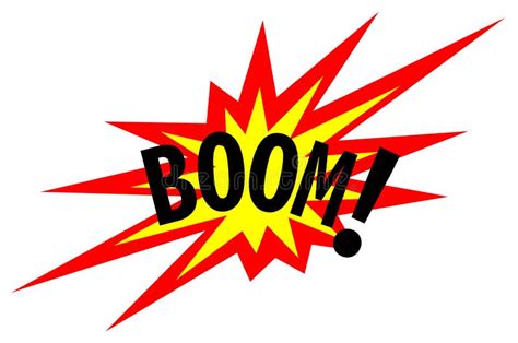 Boom Explosion Sign Stock Illustration Illustration Of Exploding