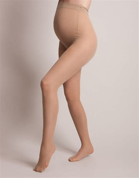 Pairs Denier Black Opaque Comfortable Maternity Tights For