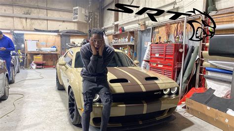 Surprising Quan With His Brand New Wrapped Hellcat Youtube