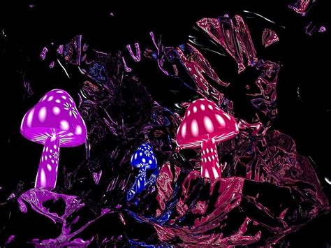 Trippy Shroom Wallpaper Hd