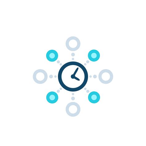 Time Management Planning Vector Icon On White 3337425 Vector Art At