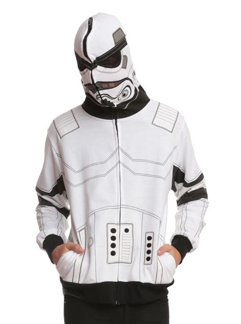 Star Wars Stormtrooper Full Zip Hoodie Hot Topic Cool Hoodies