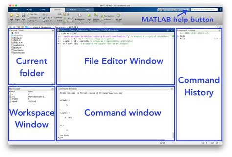 Session 02 Familiarity With The Matlab Environment — Matlab Number One