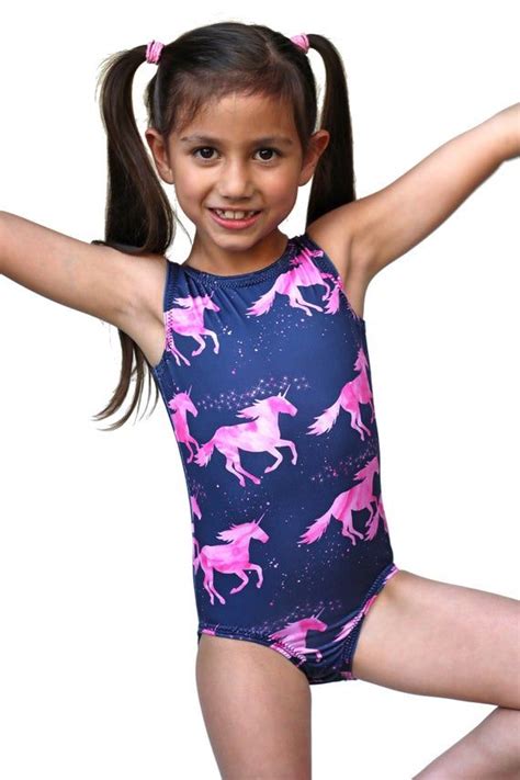 Girls Unicorn Gymnastics Leotard Last One Etsy Little Girl