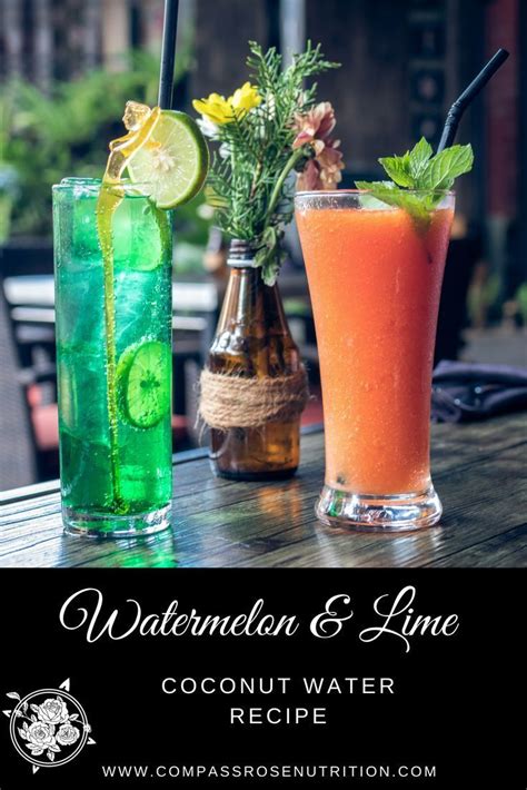 * you want something subtle, so as. Delicious, refreshing and easy Watermelon and Lime Coconut ...