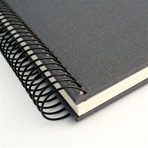 Personalised Typographic Spiral Bound Book By Made By Ellis