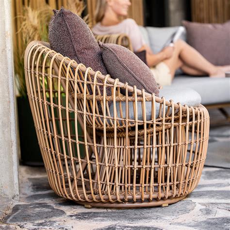 Buy Nest Outdoor Round Chair By Cane Line — The Worm That Turned