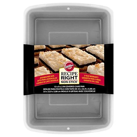 Wilton Recipe Right Non Stick Baking Pan With Lid 9 X 13 Inch Steel