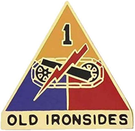 1st Armored Division Us Army Unit Crest Clothing
