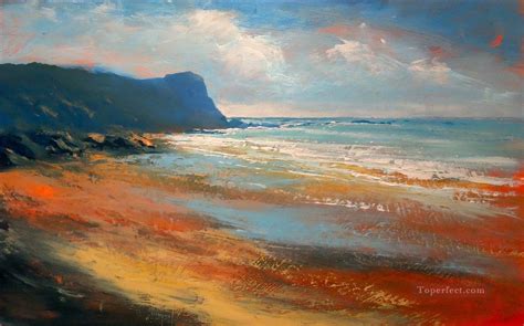 La Pulente Tide Abstract Seascape Painting In Oil For Sale