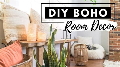 Diy Boho Room Decor On A Budget Bohemian Living Room Home Decor Youtube