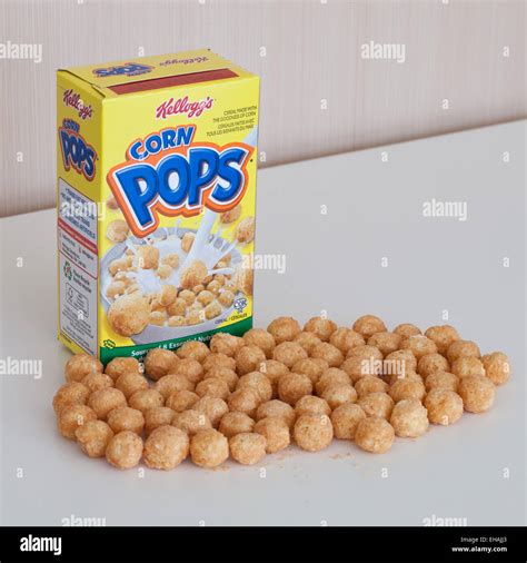 A Fun Sized Box Of Kelloggs Corn Pops Cereal Canadian Version Shown