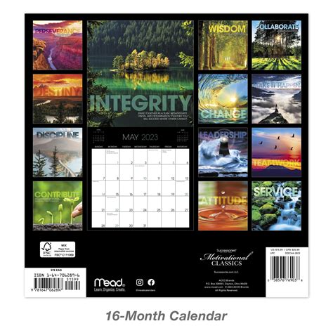 Motivational Wall Calendar 2023 Zentangle Calendar Calendar