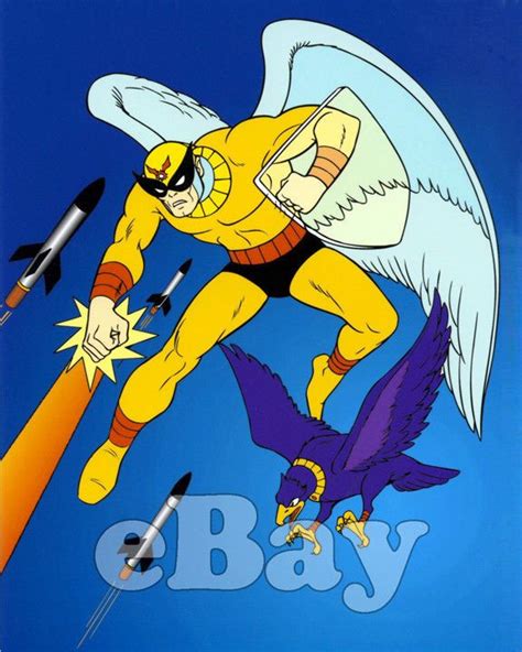 Rare Birdman And The Galaxy Trio Cartoon Color Tv Photo Hanna Barbera